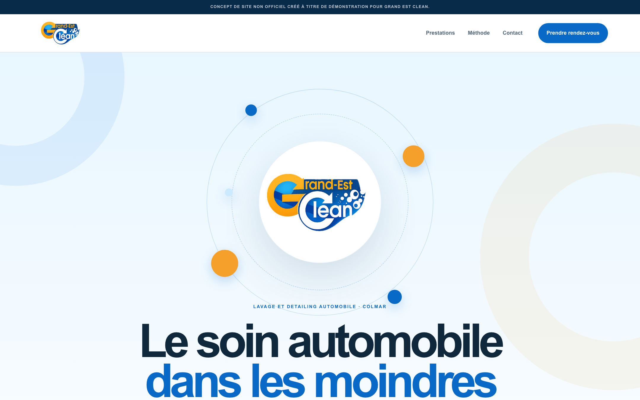 Aperçu du site — Grand Est Clean